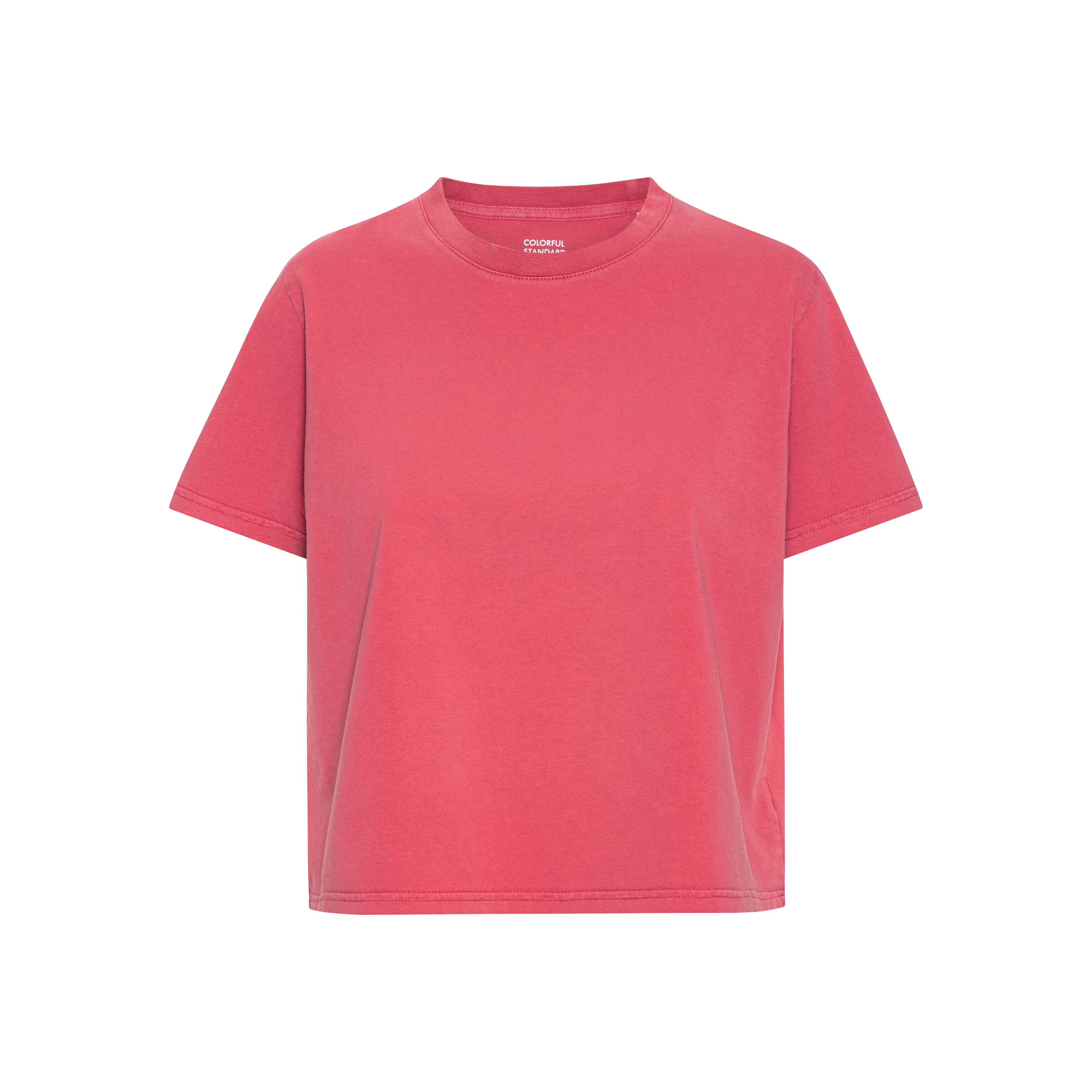 Organic boxy crop tee