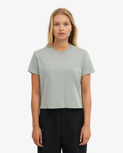 Organic boxy crop tee
