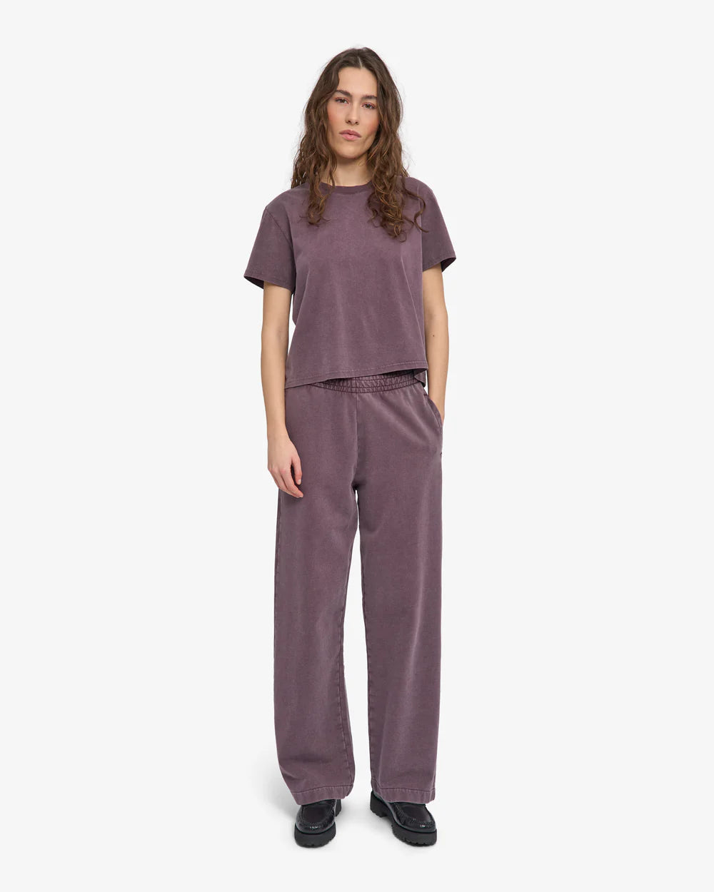 Organic boxy crop tee