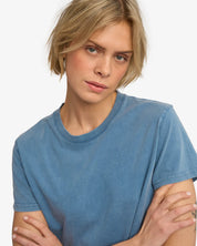 Organic boxy crop tee