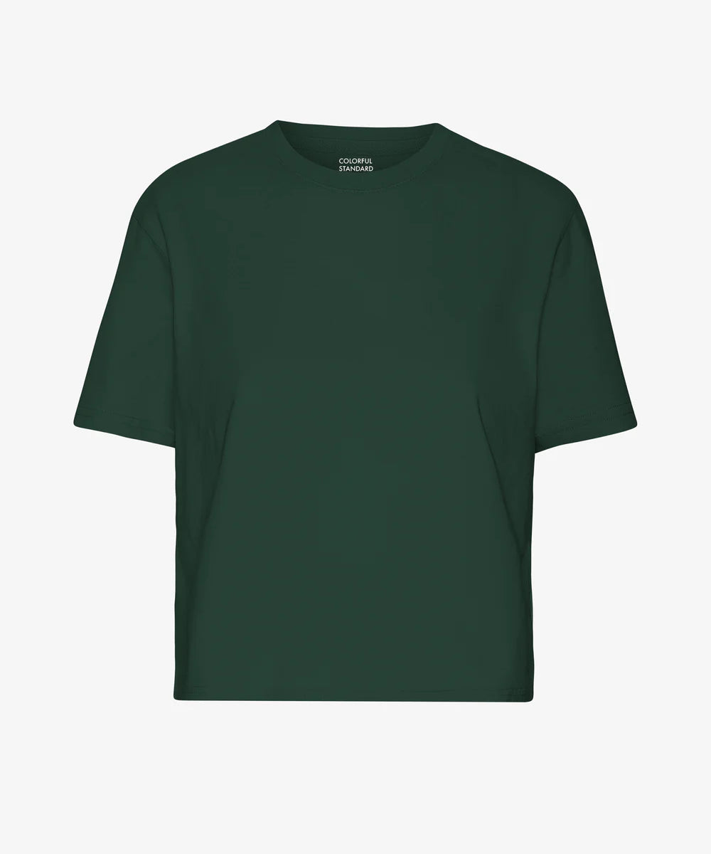 Organic boxy crop tee