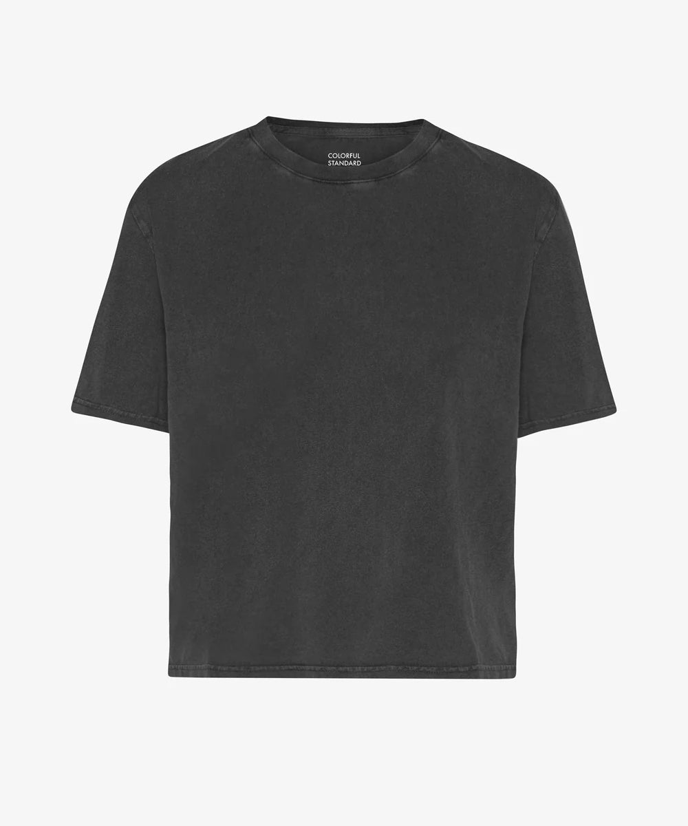 Organic boxy crop tee