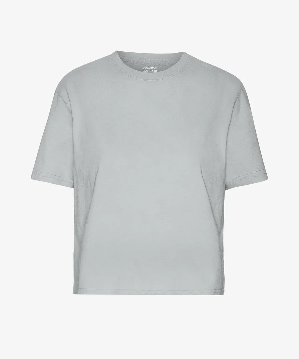 Organic boxy crop tee