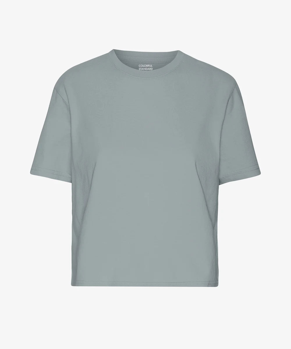 Organic boxy crop tee