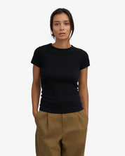 Women organic rib t-shirt