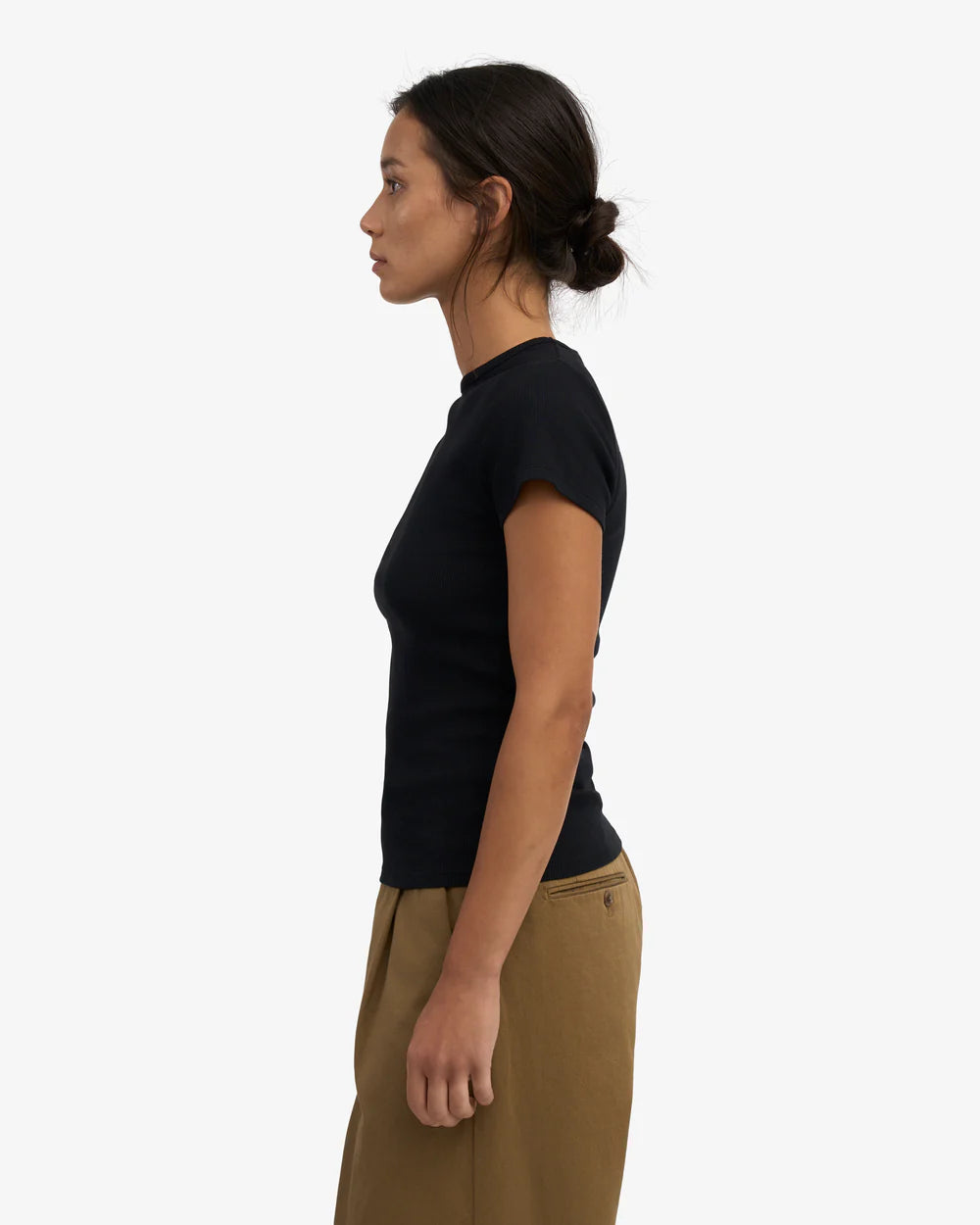 Women organic rib t-shirt