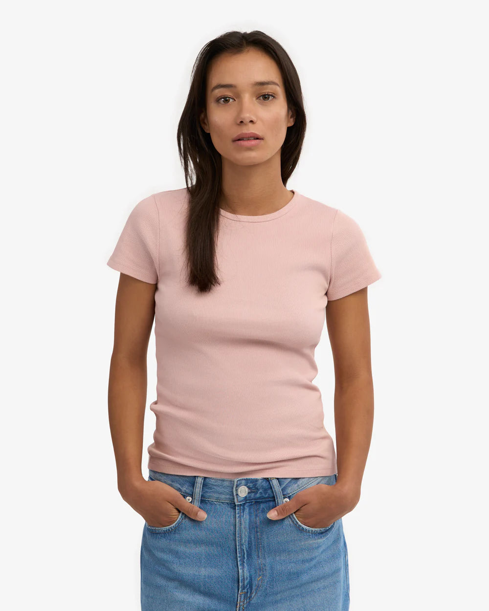 Women organic rib t-shirt