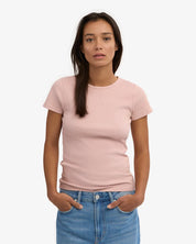 Women organic rib t-shirt