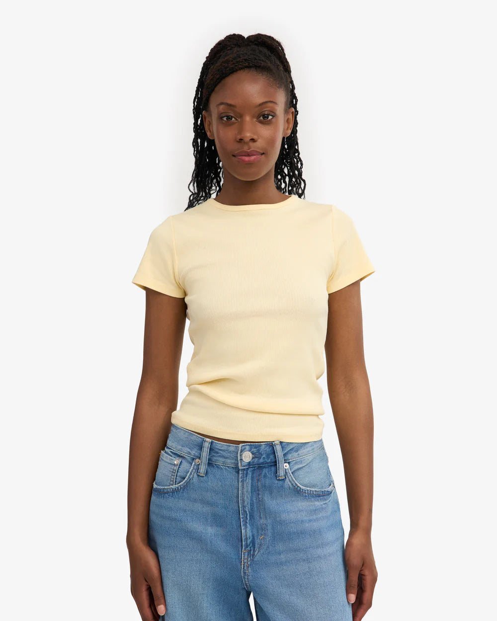 Women organic rib t-shirt