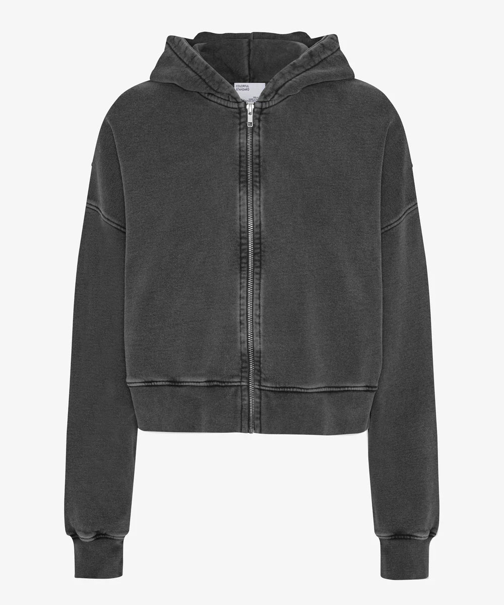 Organic crop zip hood