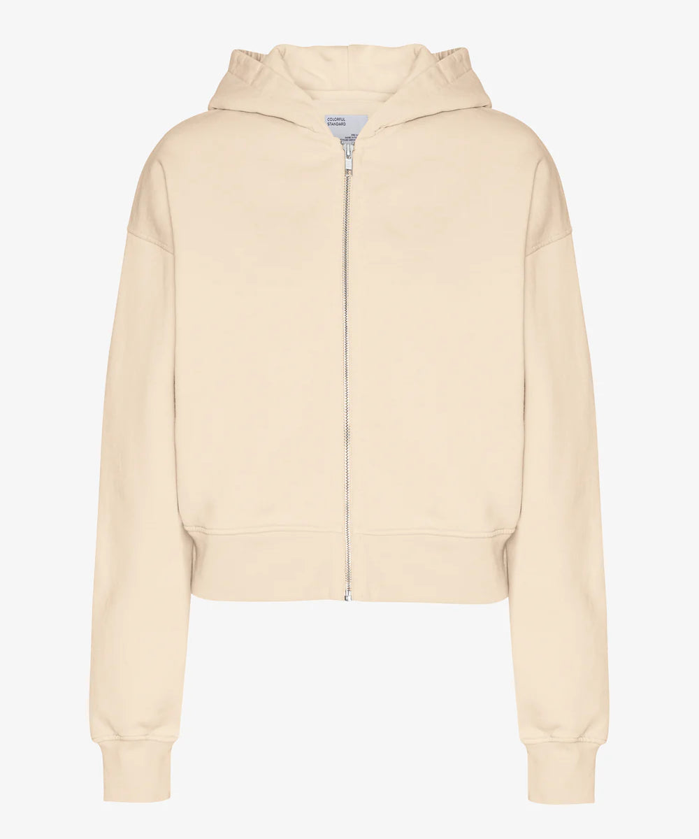 Organic crop zip hood