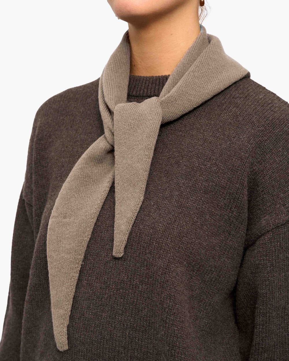 merino triangle scarf