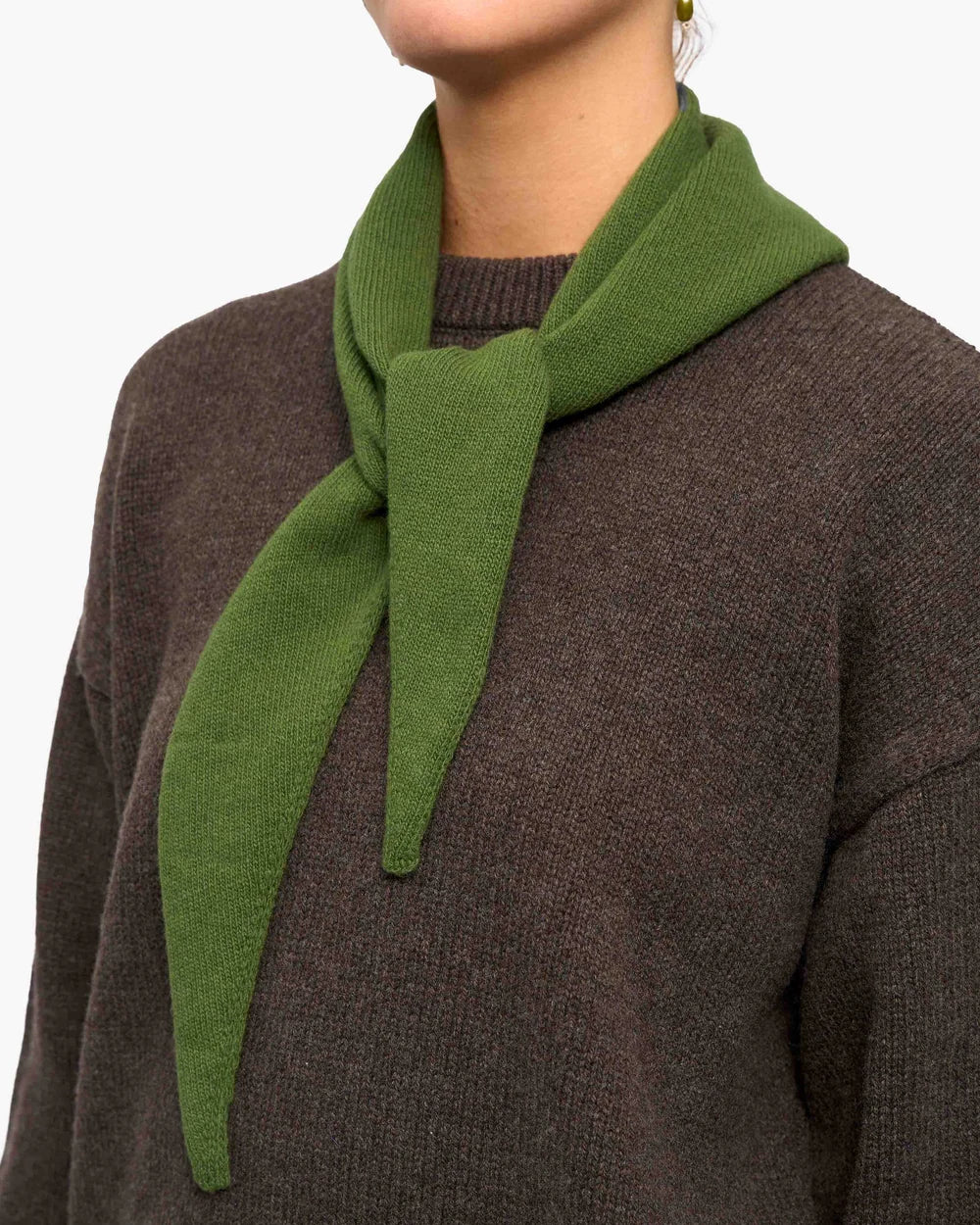 merino triangle scarf