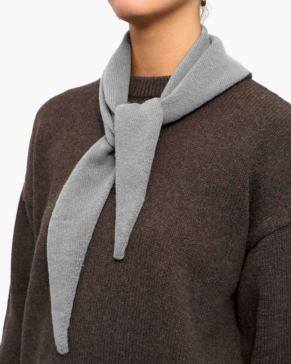 merino triangle scarf