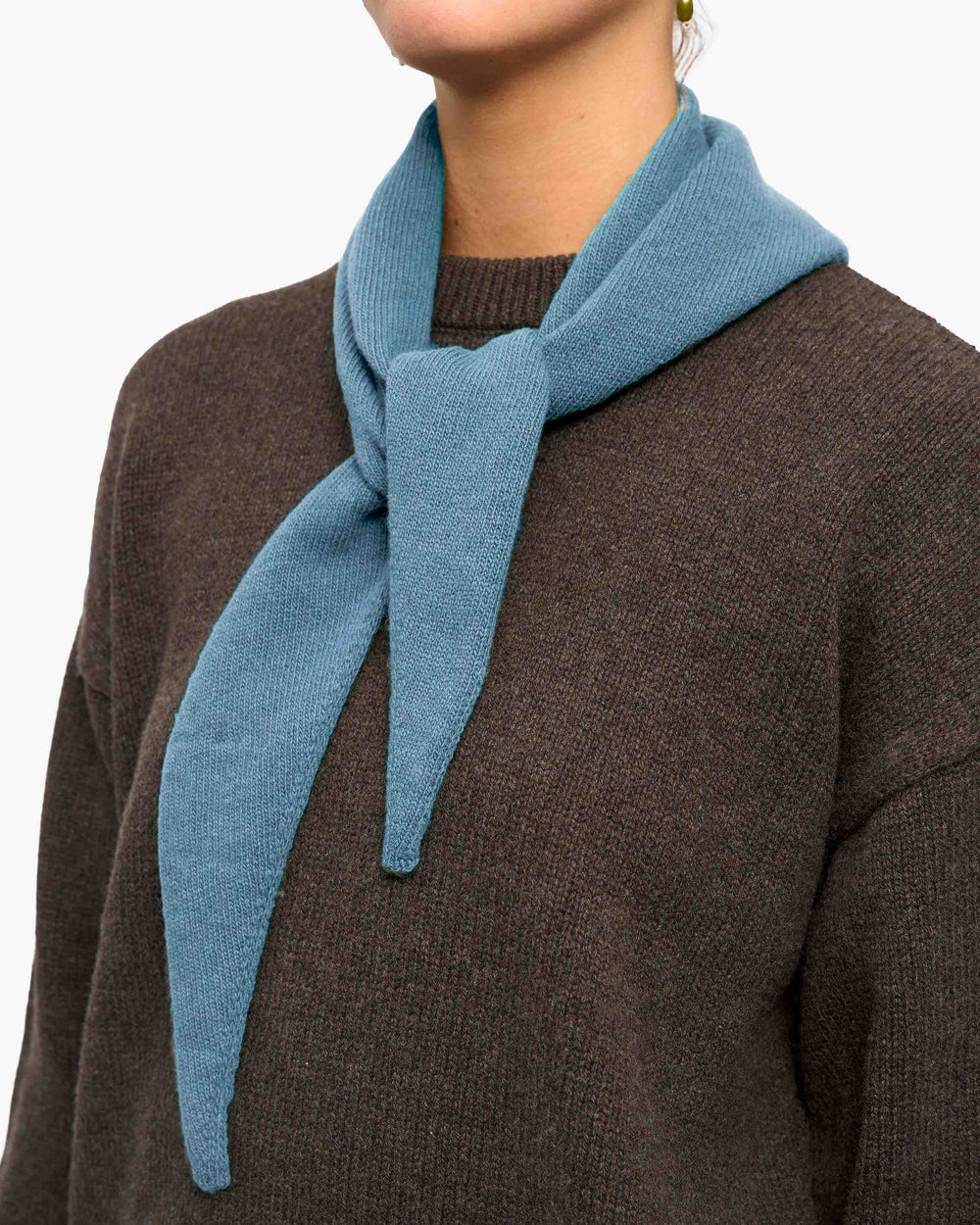merino triangle scarf