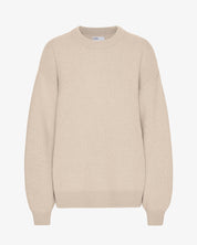 oversized merino wool crew unisex