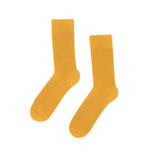 Afbeelding in Gallery-weergave laden, Classic organic sock - Burned yellow
