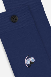 Blue snorkel socks