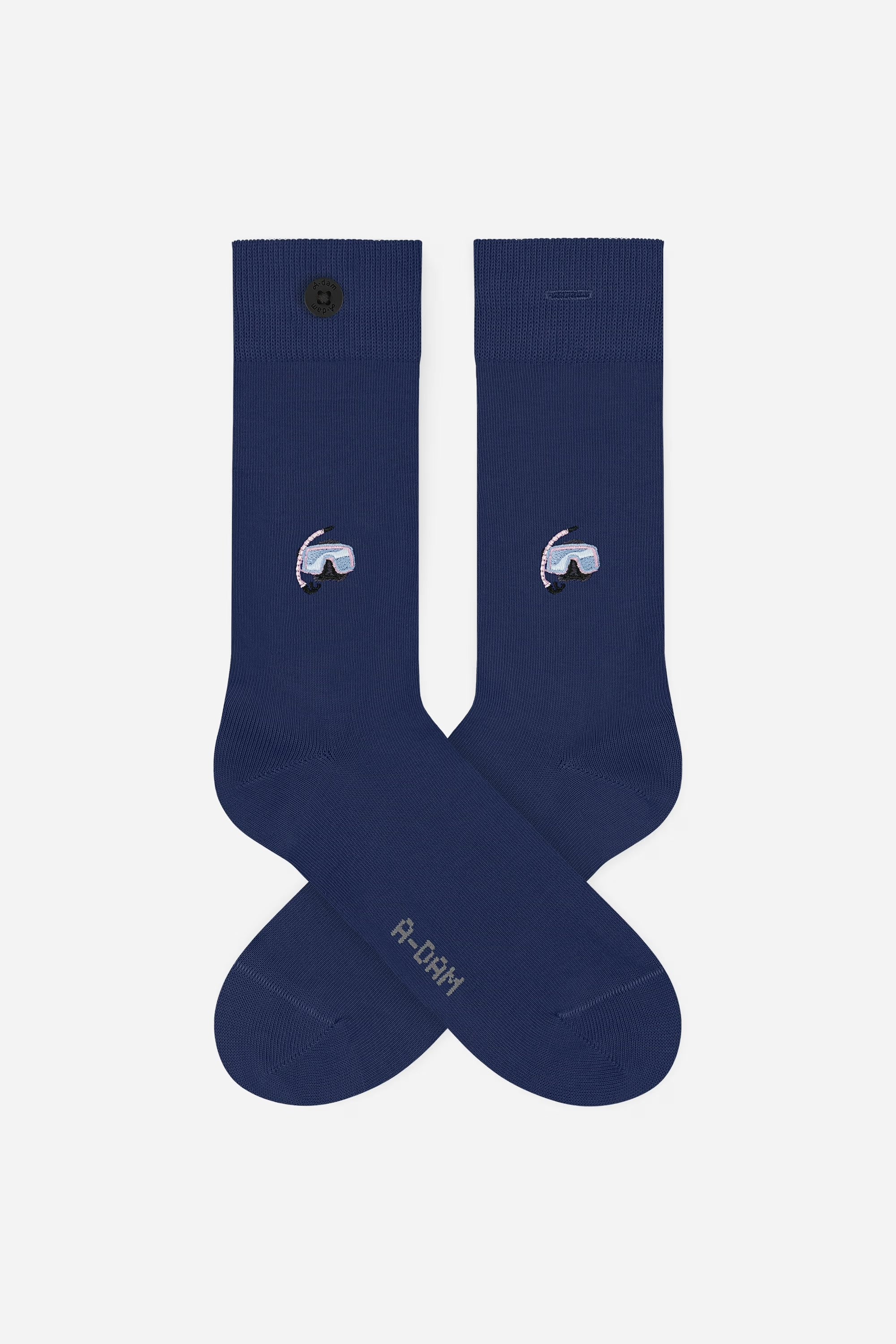 Blue snorkel socks