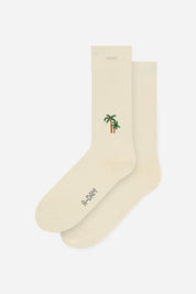 Off white palm tree socks