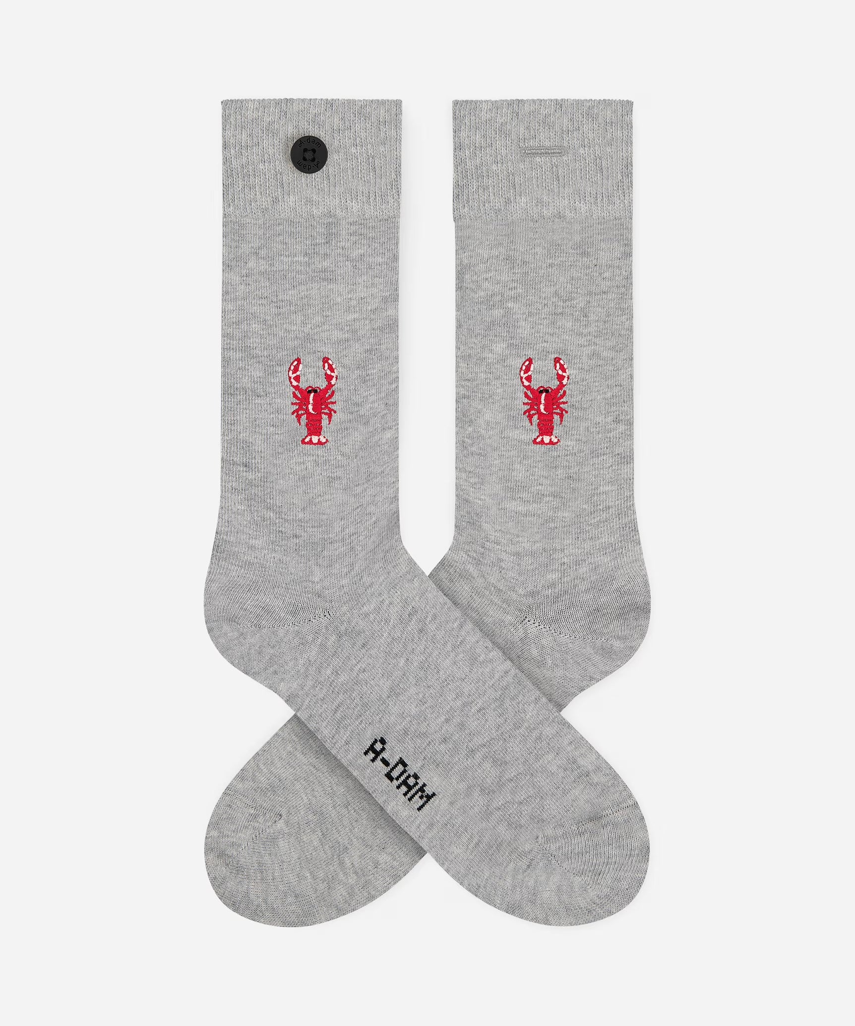 CasualSock_GreyMelangeLobster_Front.jpg