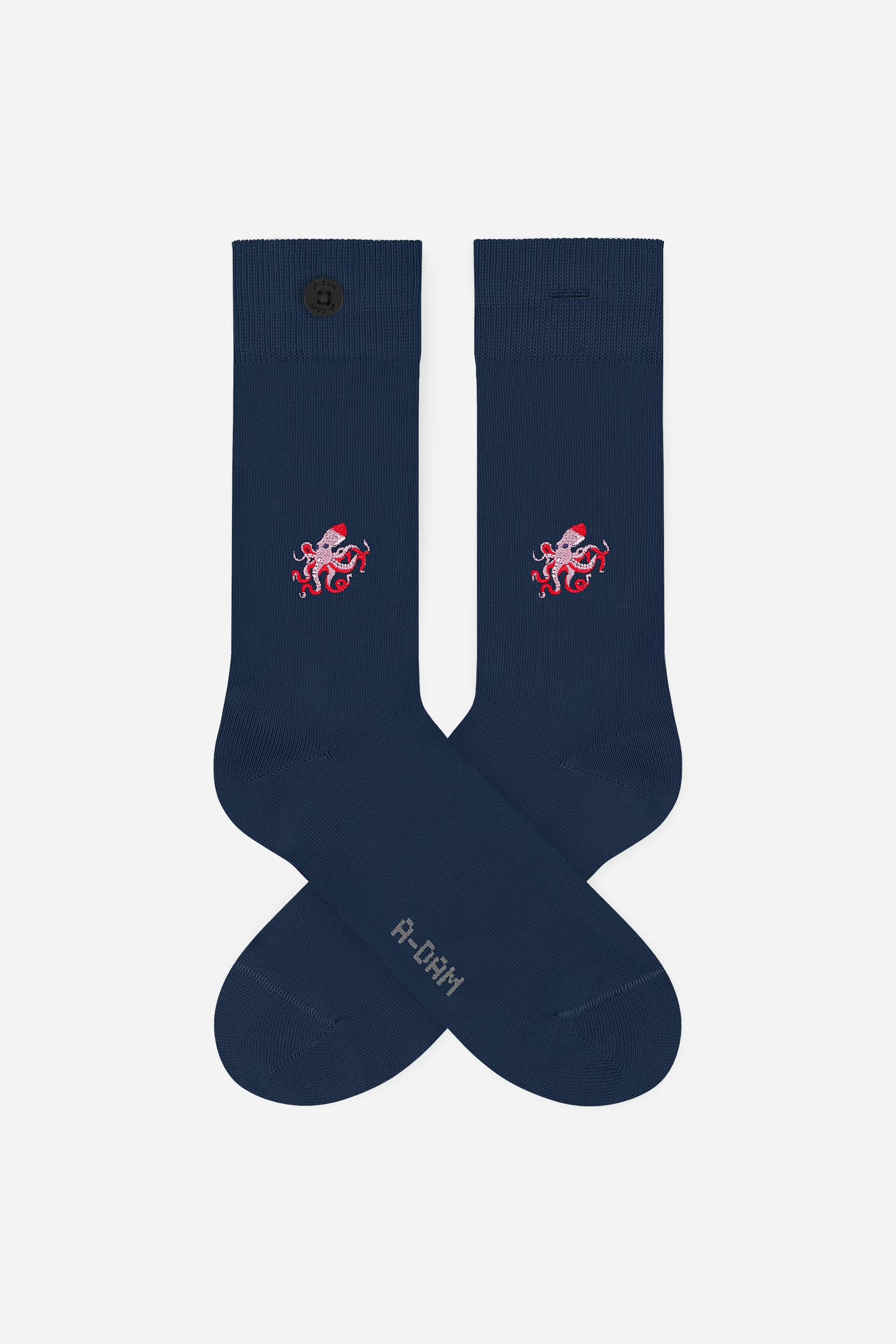 Navy octopus socks