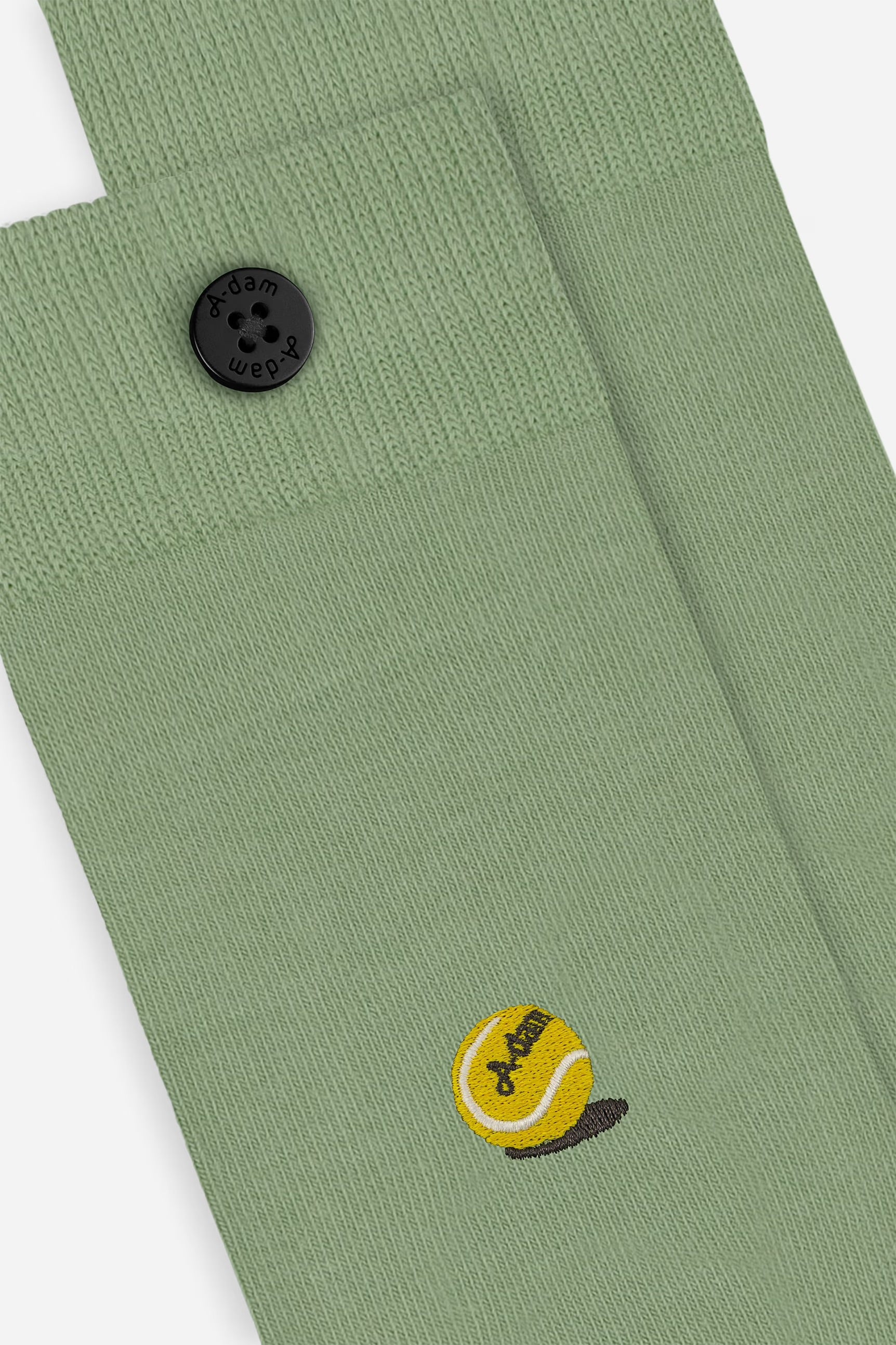 Sage tennisball socks