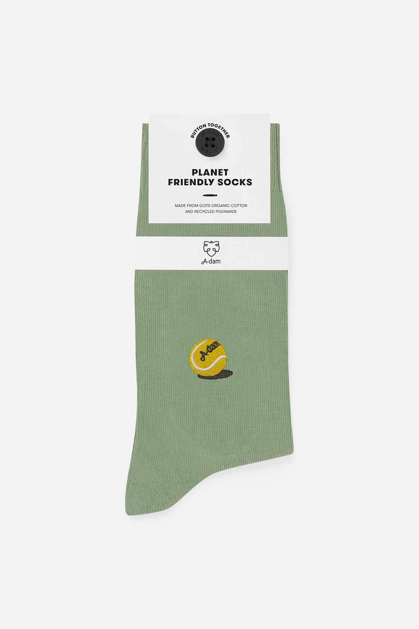 Sage tennisball socks