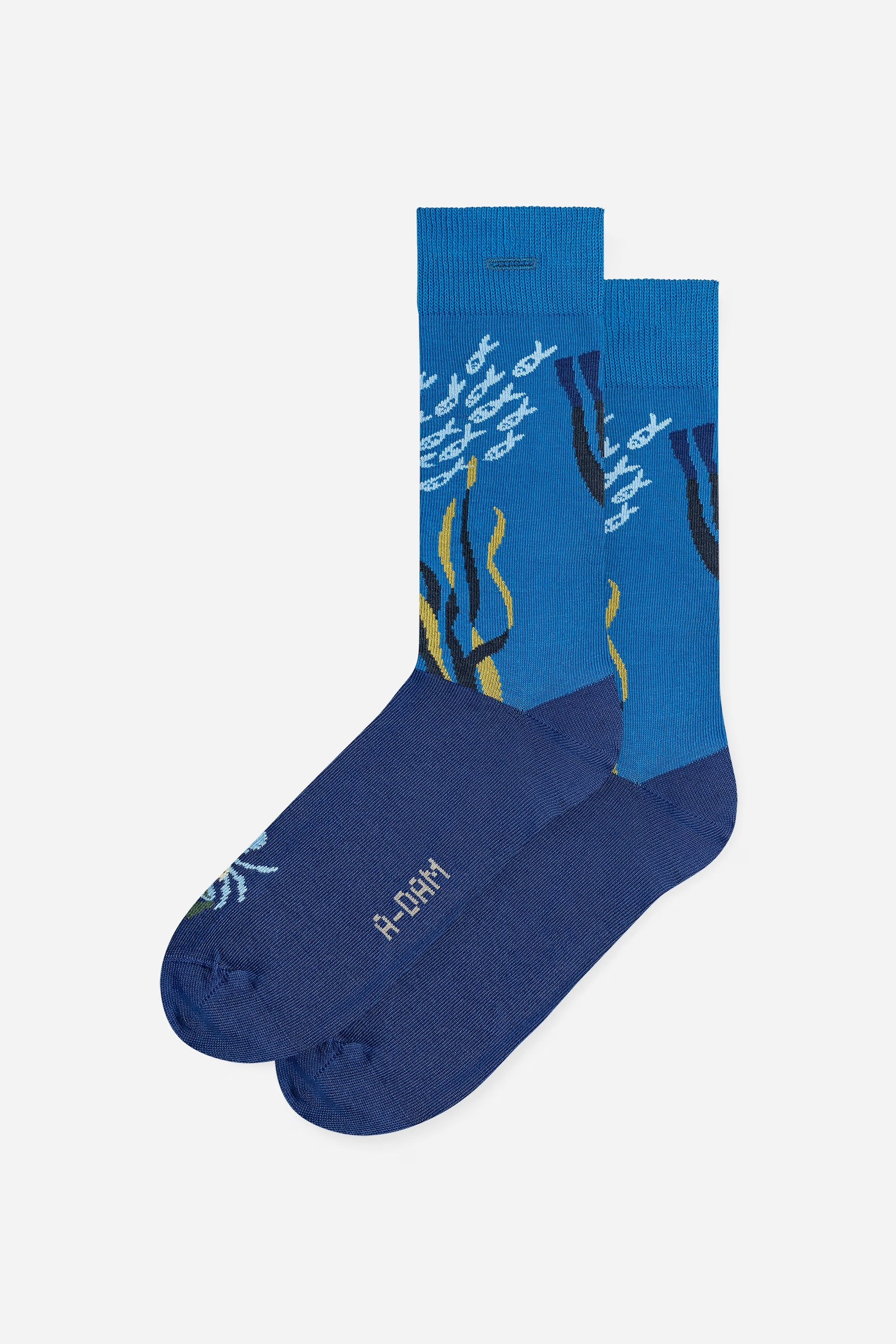 Blue underwater socks