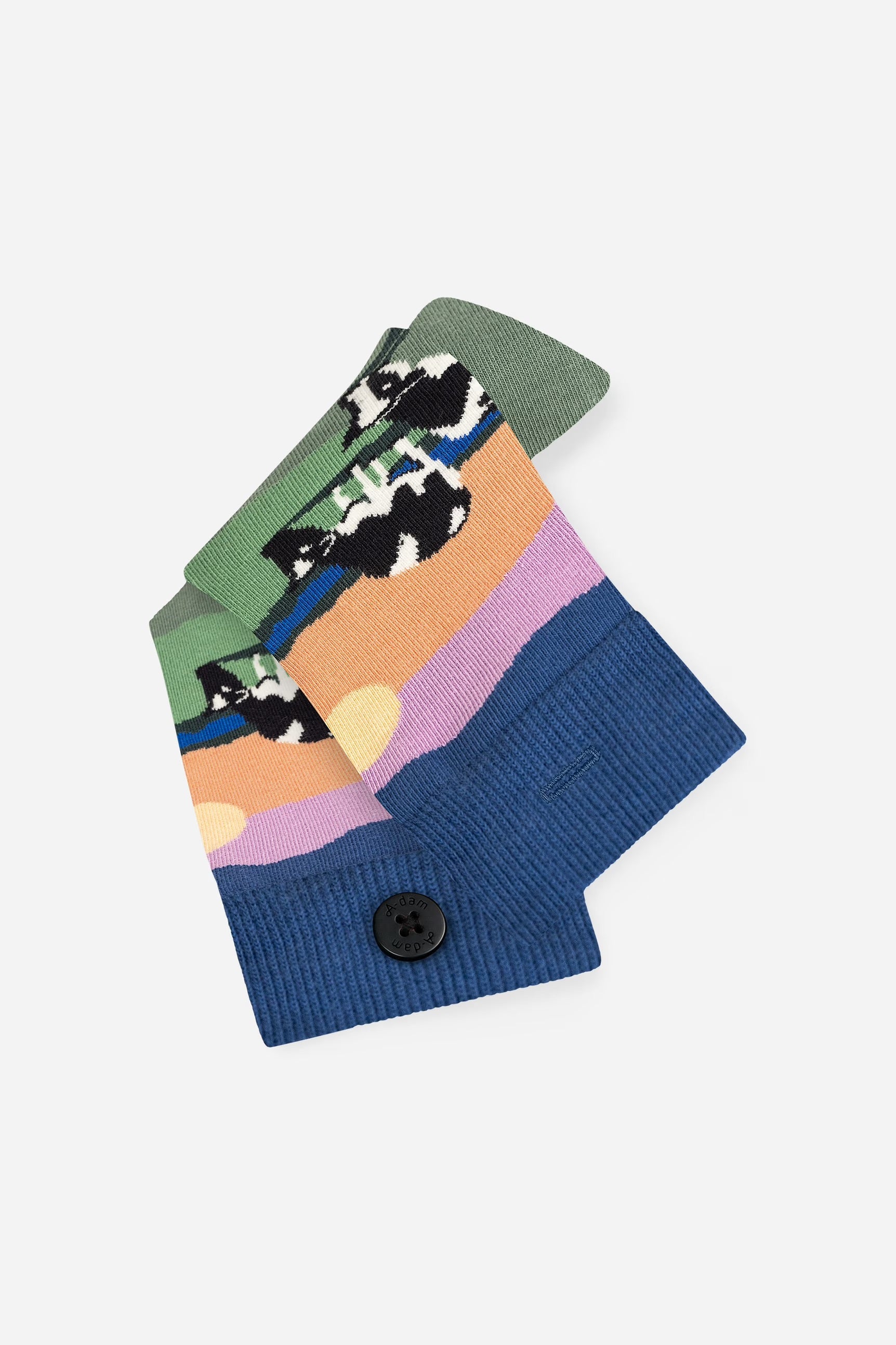 Green meadow socks