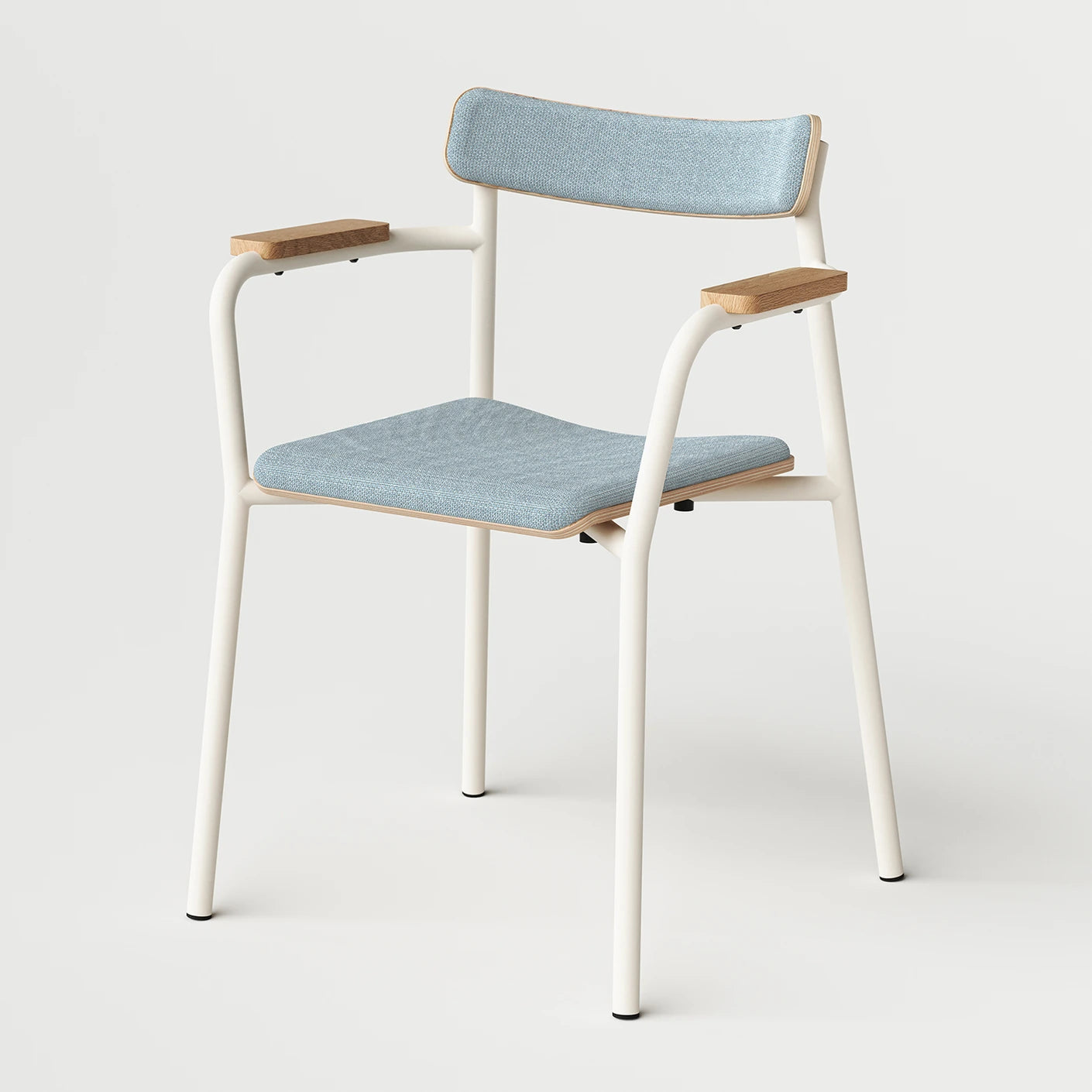 Etude - stoel met armleuningen en stof