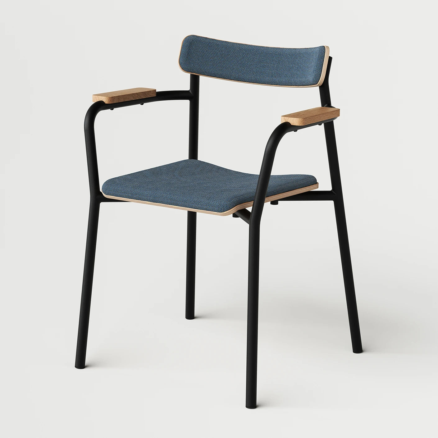 Etude - stoel met armleuningen en stof