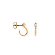 Oorbellen - Chic pearl goud of zilver