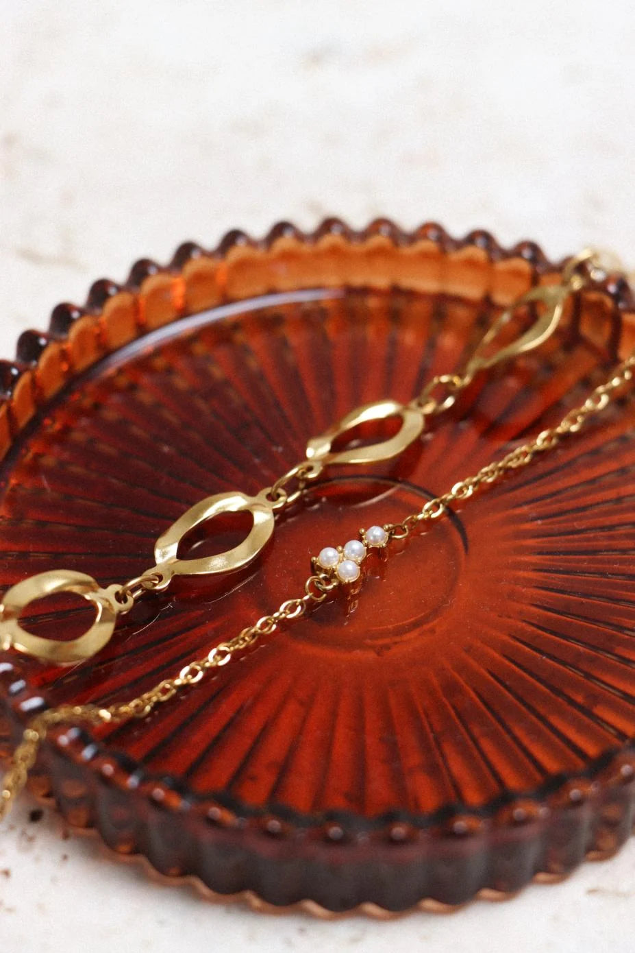 Classy pearl  - armband