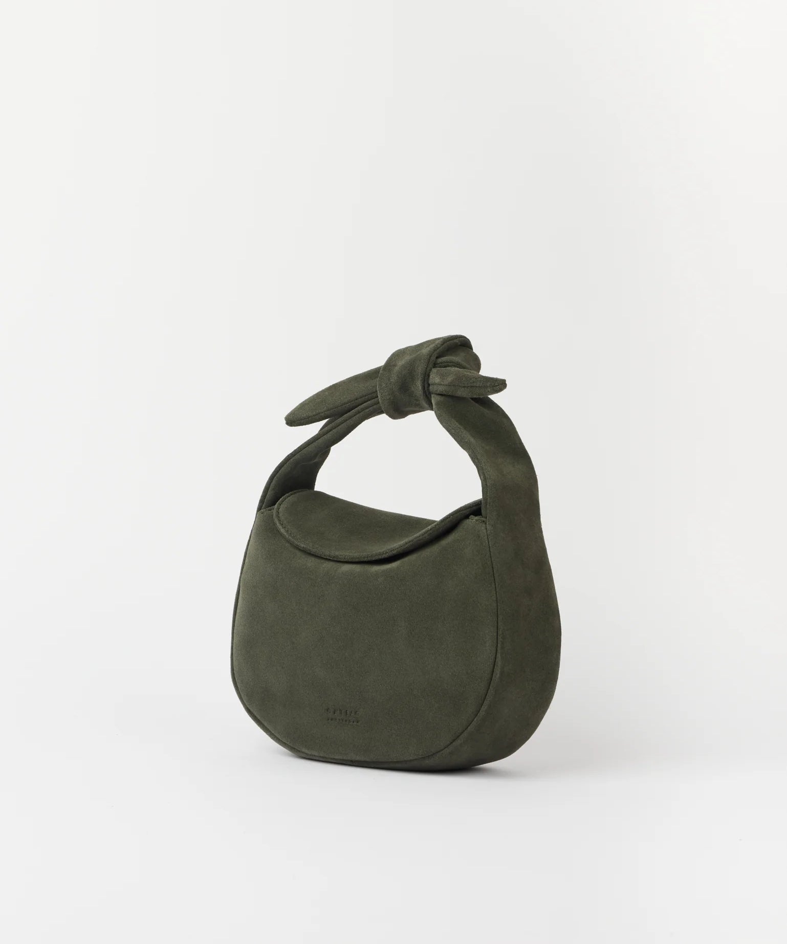 Coco-Croissant-Moss-Green-Suede-Leather-Side.webp