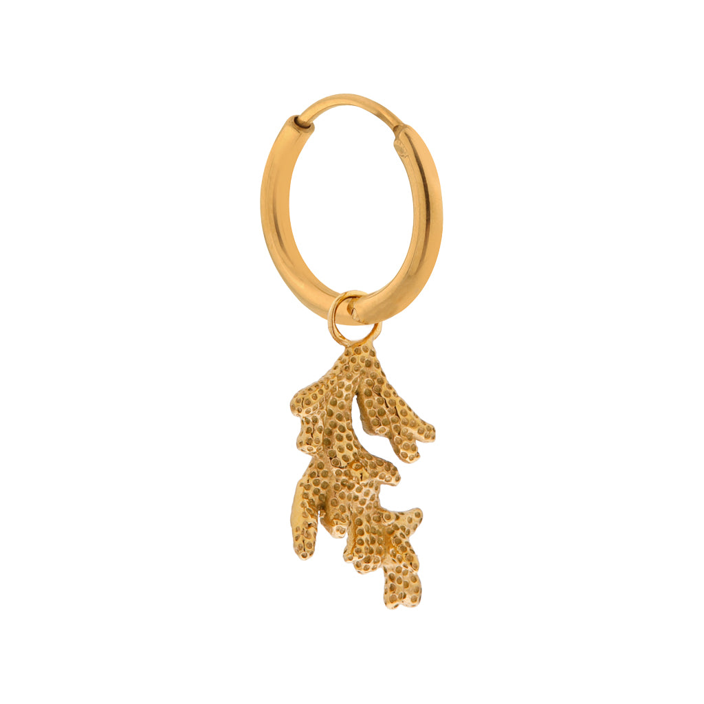 Oorbel -  coral hoop
