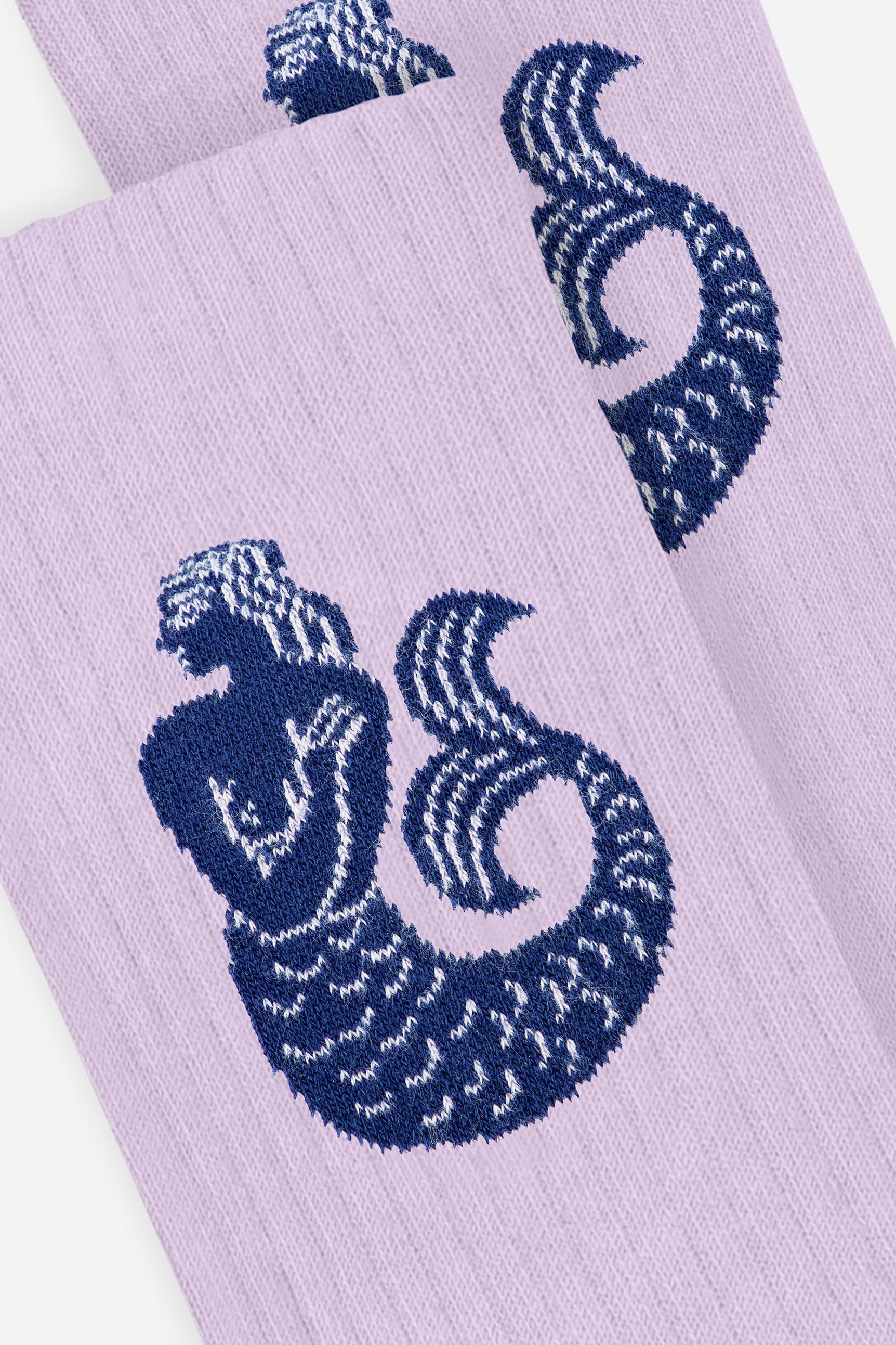 Lilac mermaid crew socks