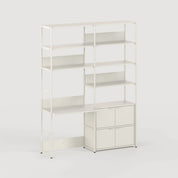 unit steel modulair wandsysteem - bureau dubbel