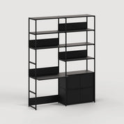 unit steel modulair wandsysteem - bureau dubbel