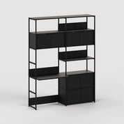unit steel modulair wandsysteem - bureau dubbel