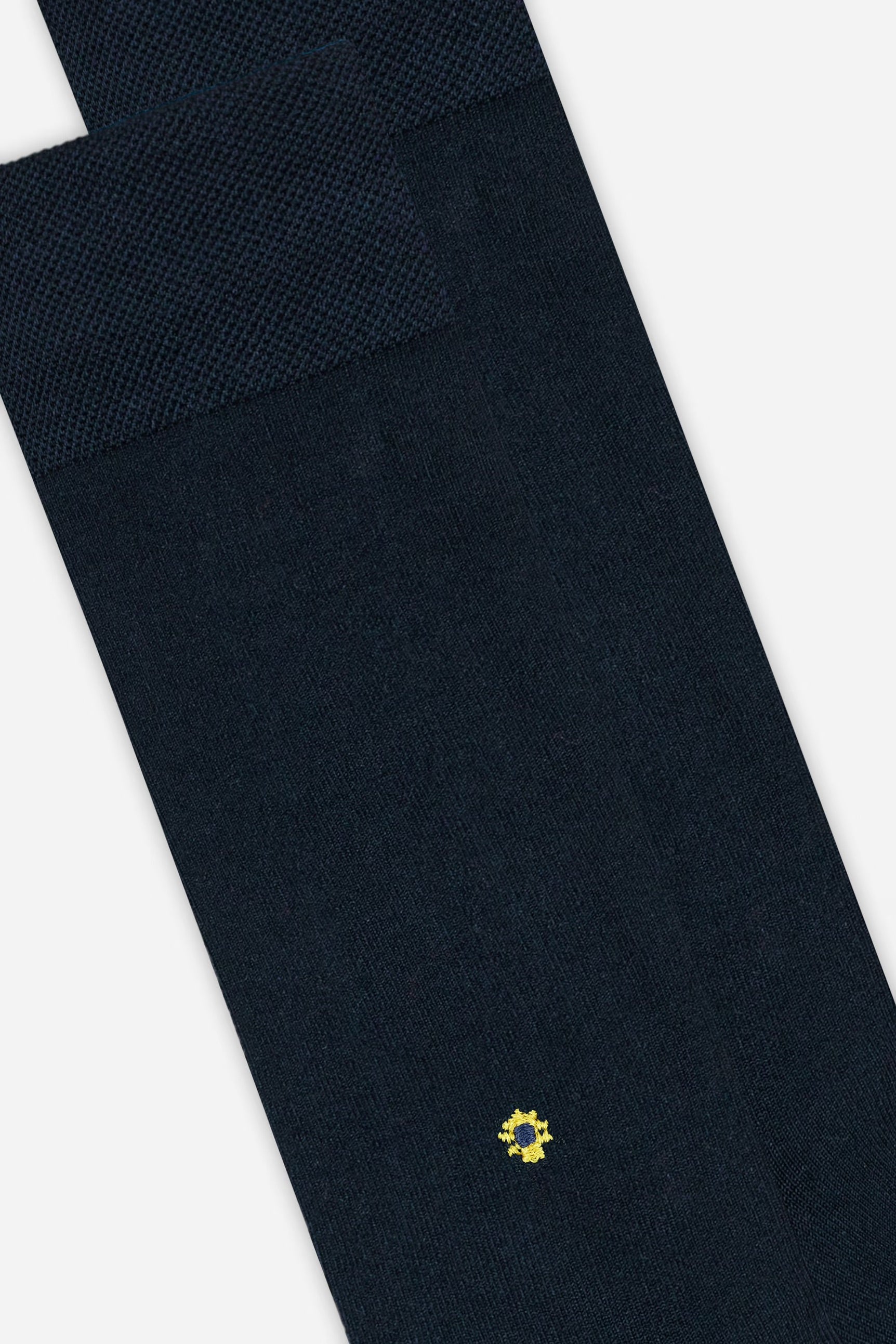 Navy flower dress socks