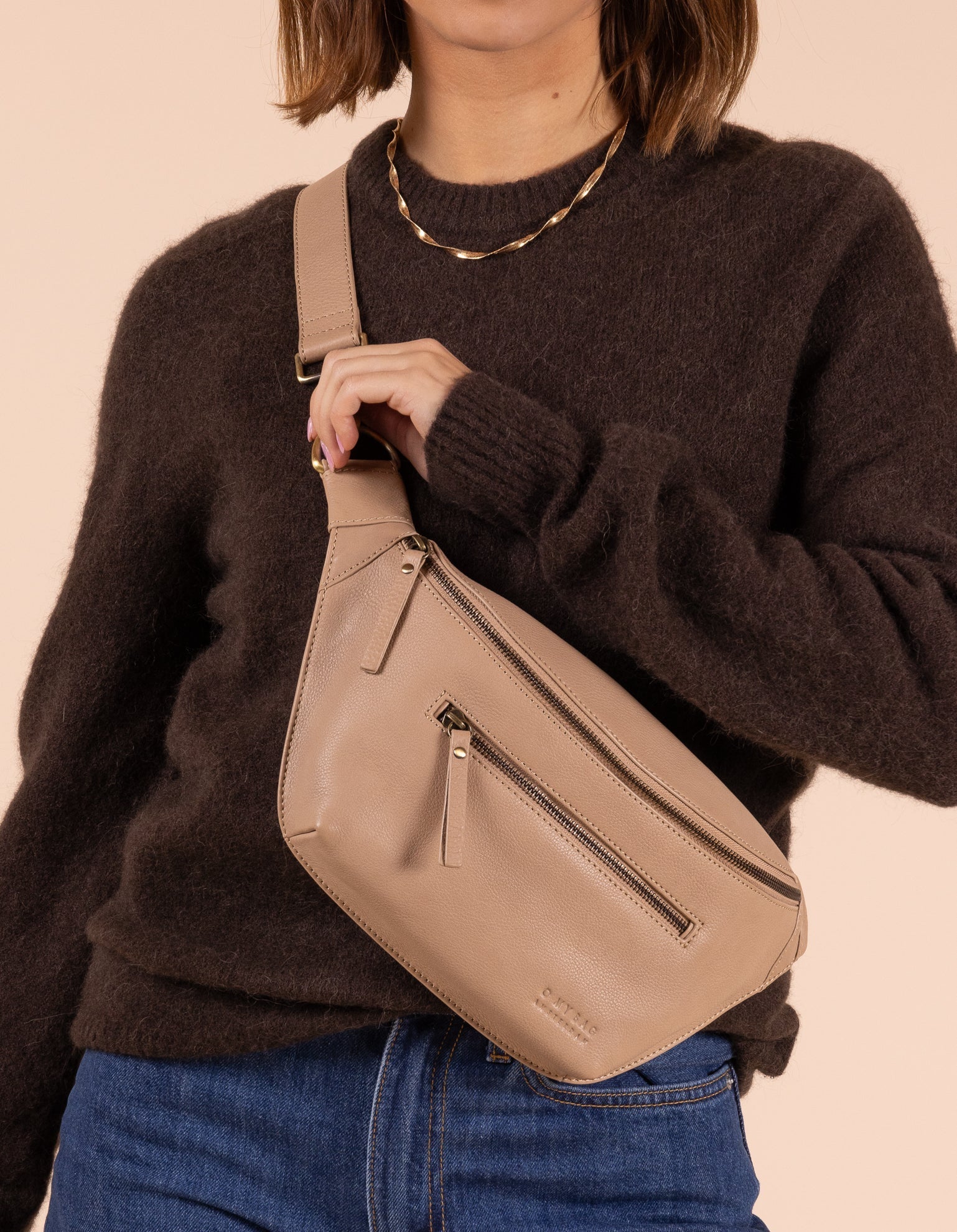 Drew bum bag - Sand