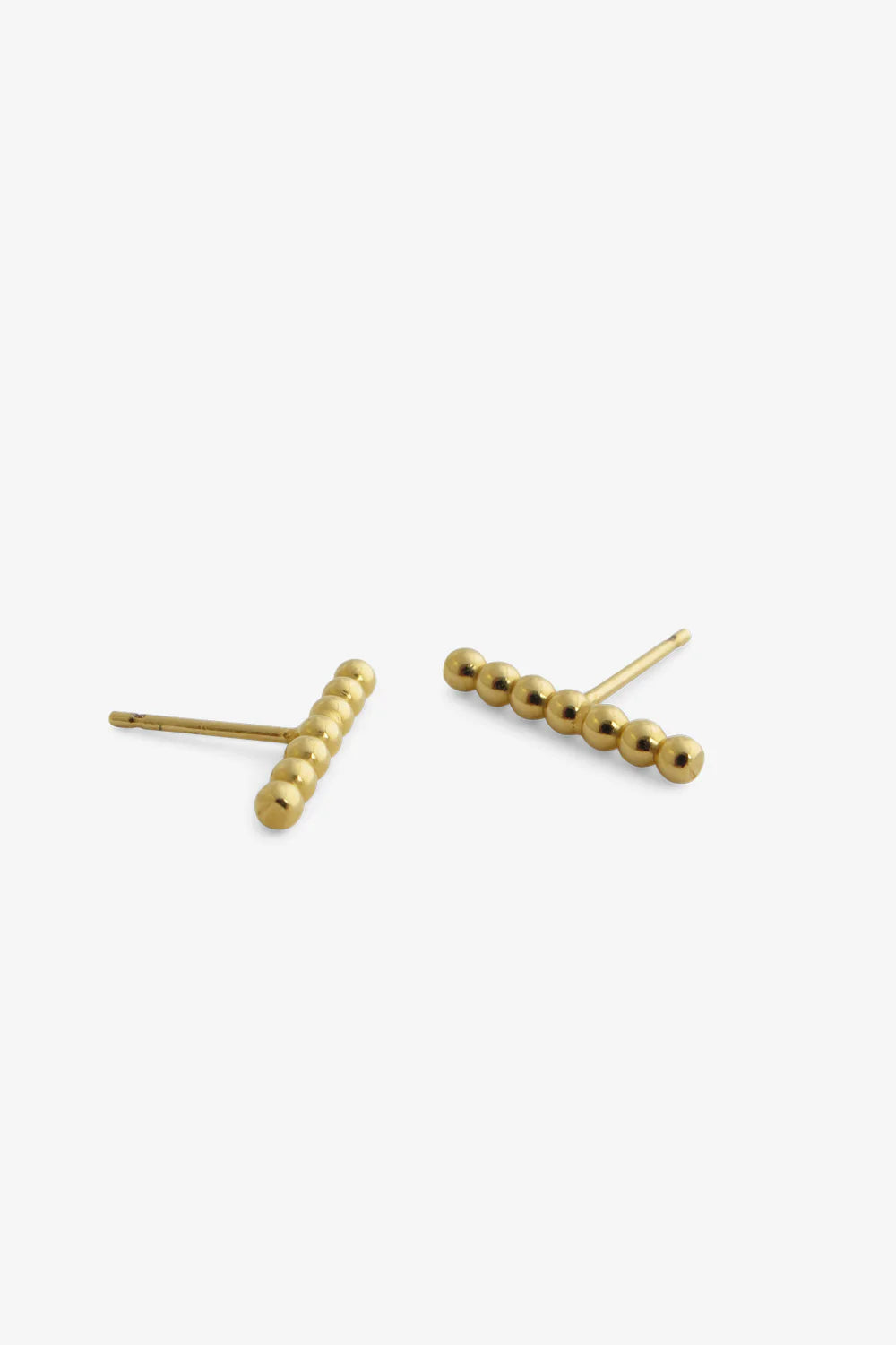 Oorbellen - T stripe small bubbles