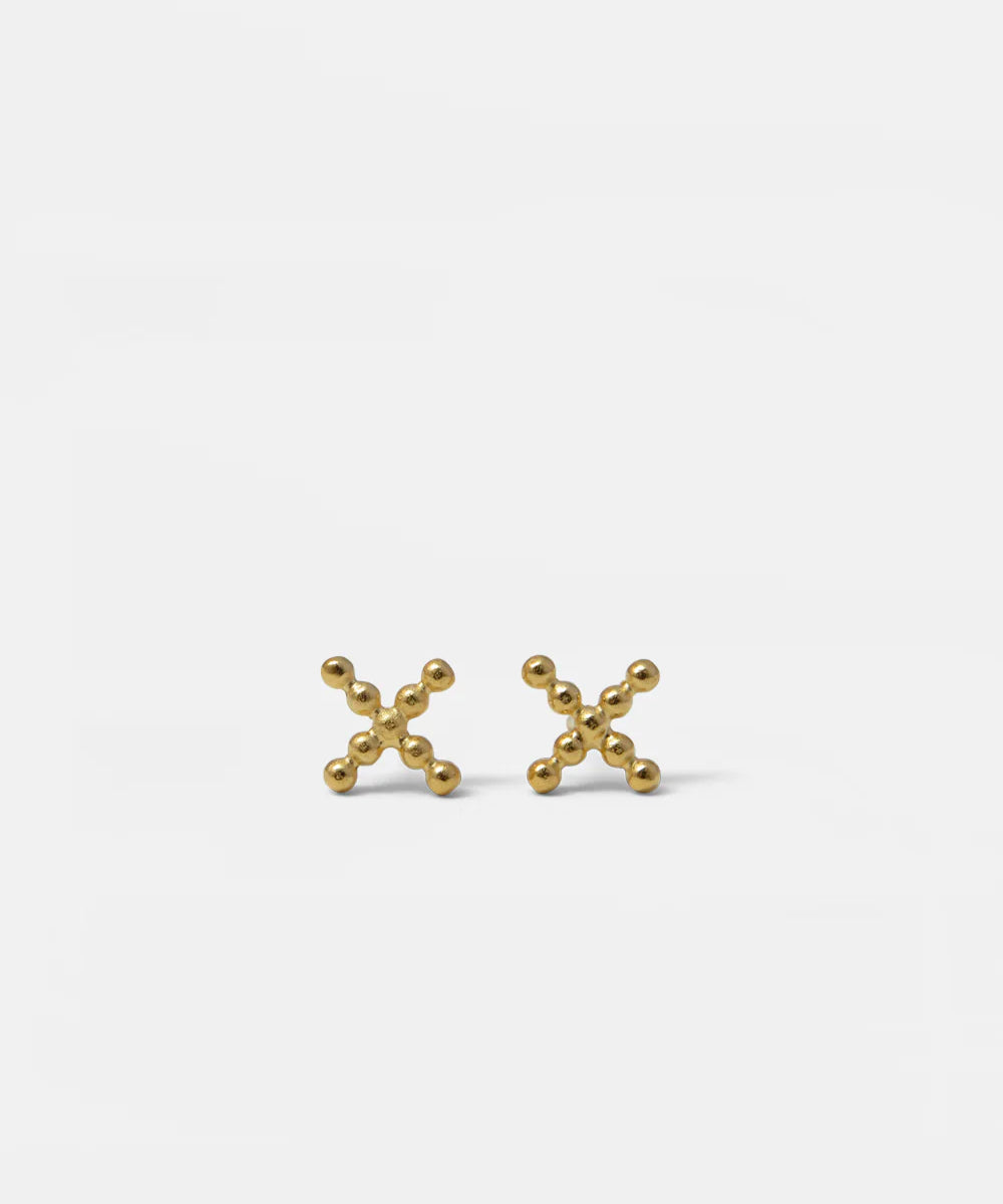 Oorbellen - dotted x