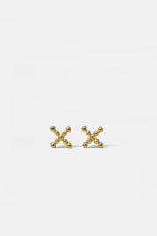 Oorbellen - dotted x