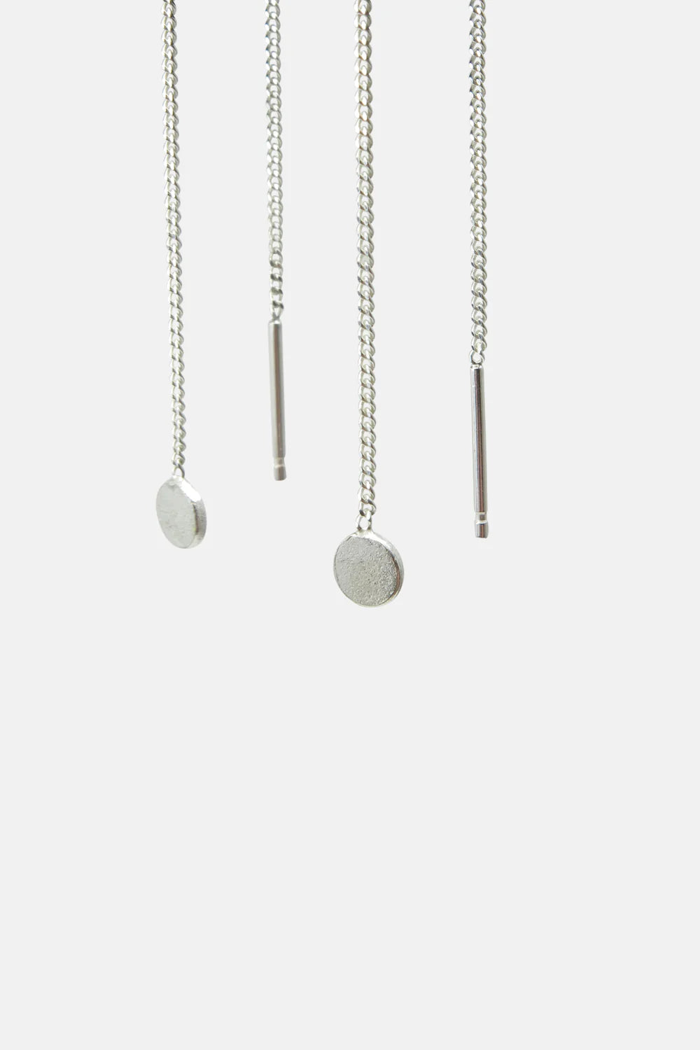 Oorbellen - earthread met disc