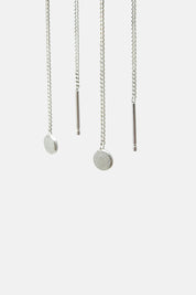 Oorbellen - earthread met disc