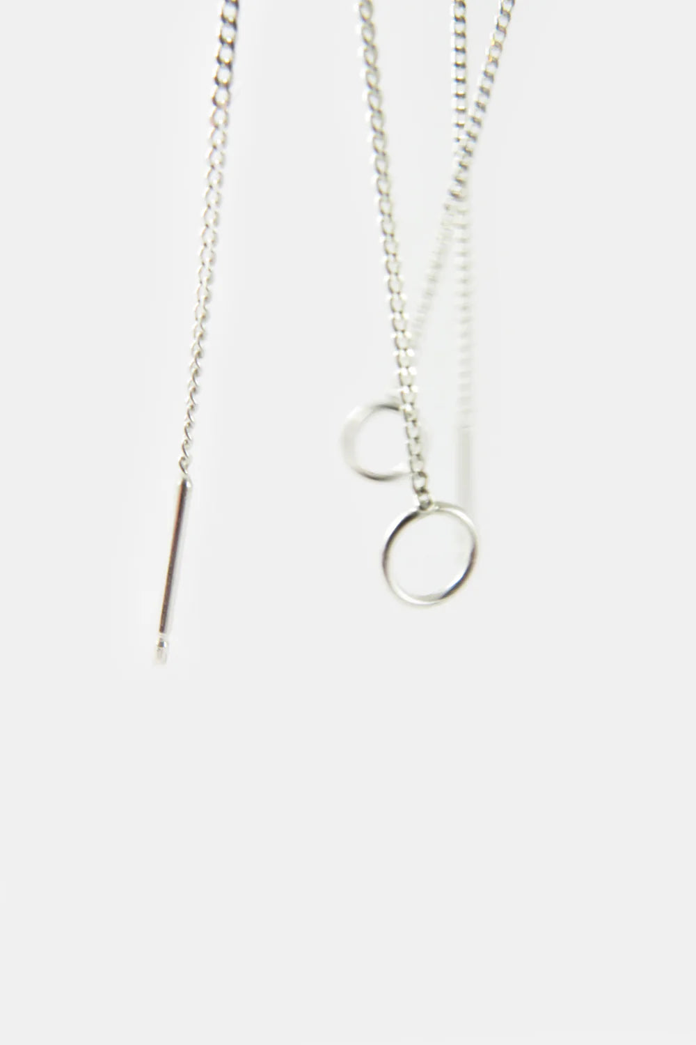 Oorbellen - earthread met ring