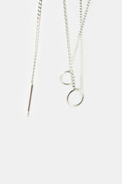 Oorbellen - earthread met ring