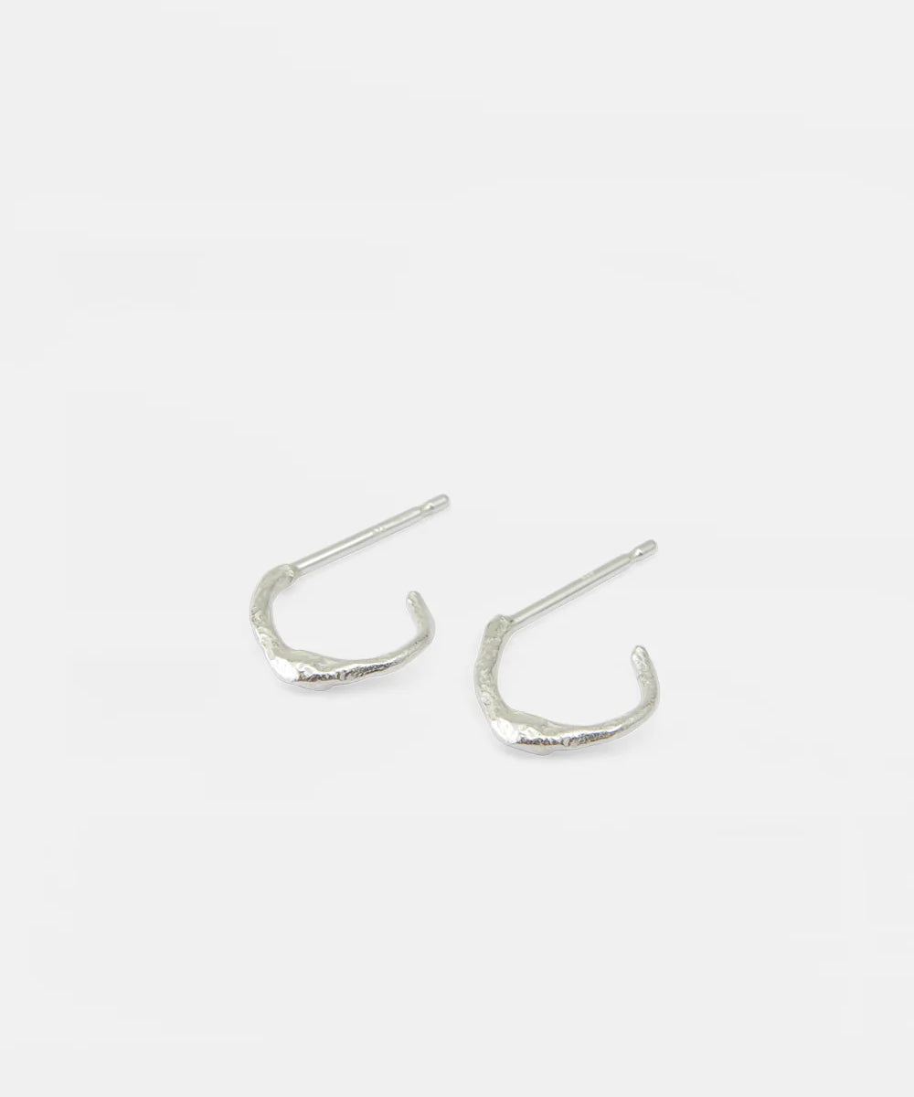 Oorbellen - Melted tiny hoops